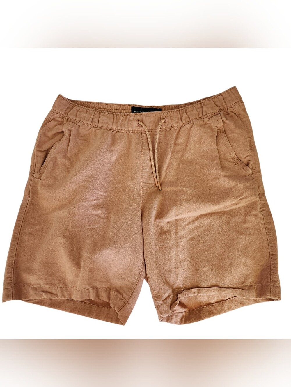 Abercrombie & Fitch Men’s Linen Blend Pull On Shorts Drawstring Waist Medium